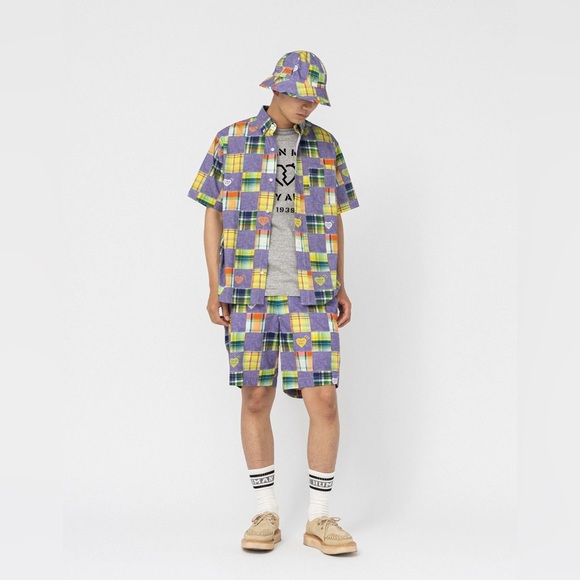 Human Made Patchwork Printed Shirt Size XL NWT - Picture 5 of 6